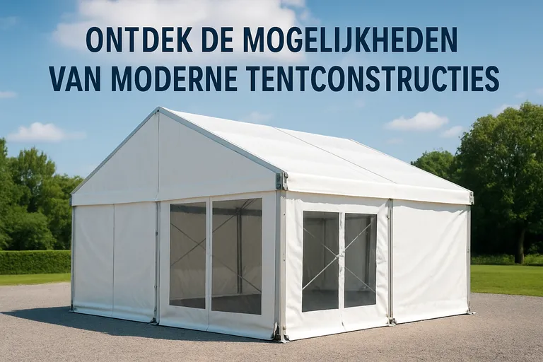 Ontdek de mogelijkheden van moderne tentconstructies